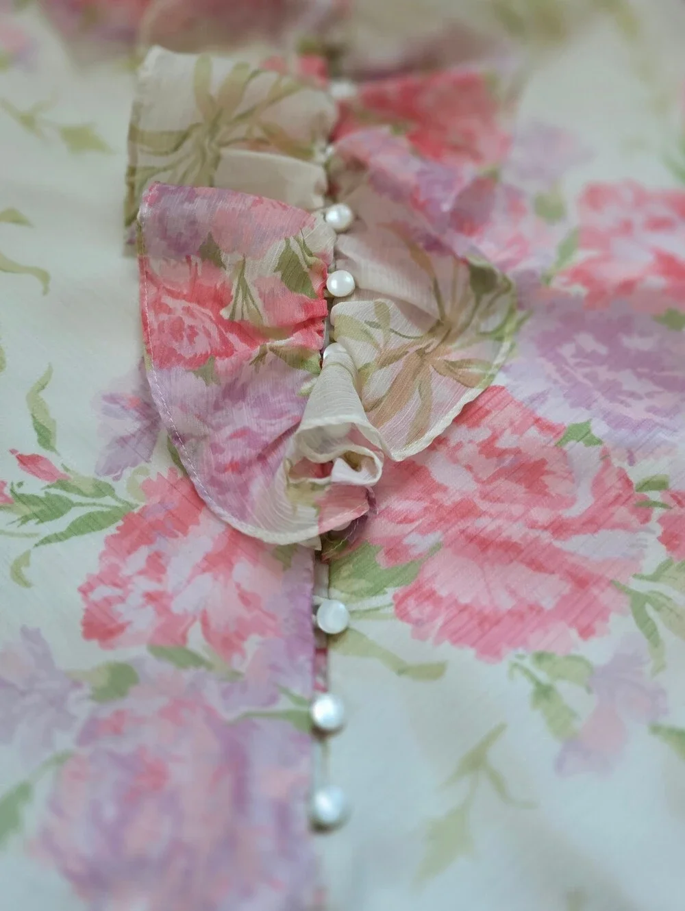 Ralph Lauren dreamy floral chiffon dress